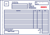 A4 Duplicate Invoice Books