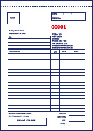 A4 Duplicate Invoice Books